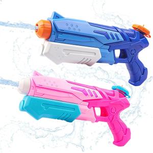 2 Pack Water Gun for Kids & Adults 300cc Long Range Squirt Gun Blaster, Powerful Water Gun for Pool Beach Outdoor Summer Water Squirter Summer Fight Toys for Boys Girls