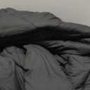 Love's cabin Full Comforter Set Black, 7 Pieces Full Bed in a Bag, All Season Bedding Sets with 1 Comforter, 1 Flat Sheet, 1 Fitted Sheet, 2 Pillowcase and 2 Pillow Sham