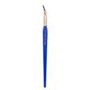 Bdellium Tools Professional Makeup Brush - Golden Triangle 708 Bent Eyeliner - With All Vegan and Soft Synthetic Fibers, For Smooth Application (Blue, 1pc)