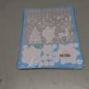 4 x HEEKPEK 163PCS Christmas Window Clings Decorations Large Merry Christmas Double Sided Stickers, Santa Claus Xmas Tree Reindeer Decals for Home Office School (14 Sheets)