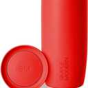 Simple Modern Travel Coffee Mug Tumbler with 360 Lid | Ceramic-Lined Insulated Stainless Steel Cold Brew Iced Coffee Cup Thermos | Gift for Women Men Her Him | Voyager Signature | 16oz | Saffron