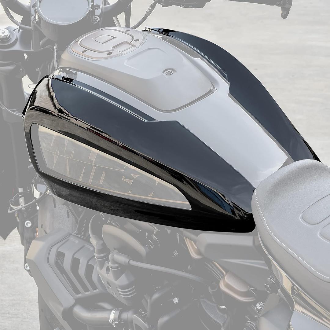 Fuel Tank Trim Cap for Sportster S 1250 21-23, Vivid Black Tank Trim Cover Fuel Shrouds For Harley Sportster S 1250 RH1250S 2021-2023 Accessories