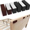 54 PCS Felt Furniture Pads,18pcs Felt Pads+36pcs EVA Foam,Anti-Vibration Soundproof Pads for Bed Frame/Headboard Furniture Protectors,Self Adhesive Furniture Pads for Chair Legs Table Legs(Brown)
