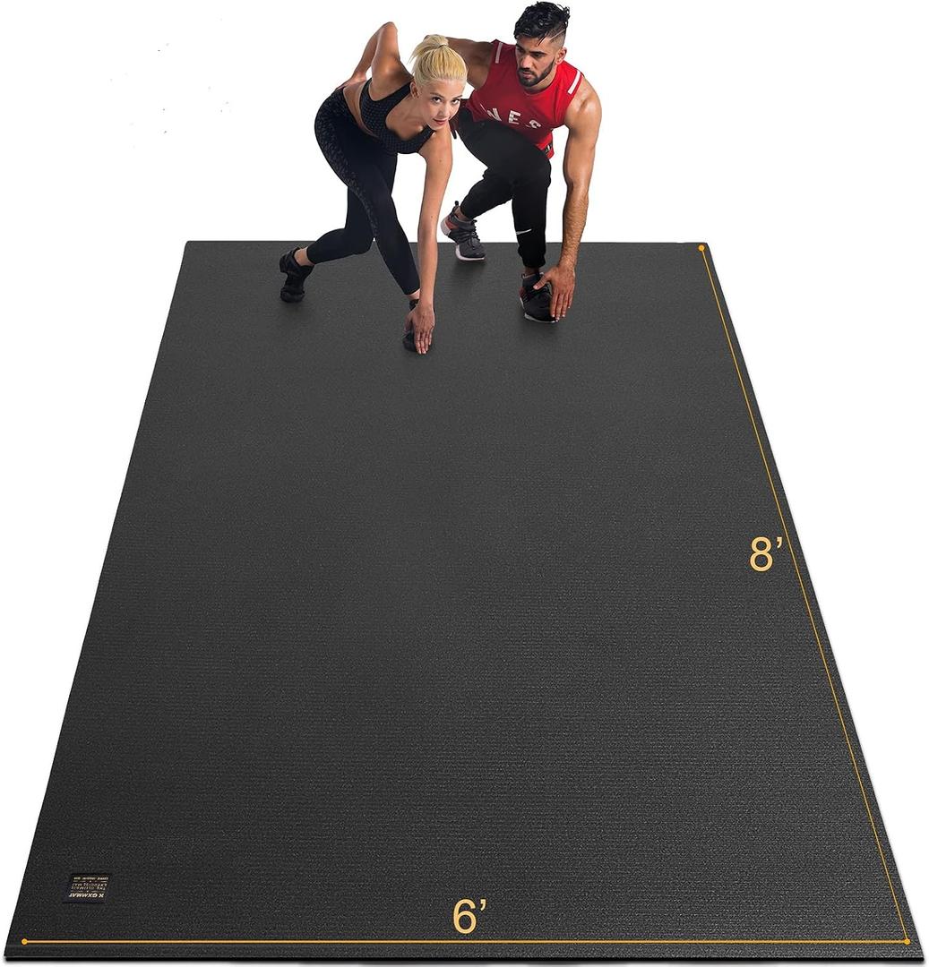 GXMMAT Extra Large Exercise Mat 8'x6'(7mm)