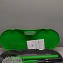 FBSPORT Badminton Set, Badminton Sets for Backyards, Portable Badminton Net Set with 2 Badminton Rackets 2 Shuttlecocks,10x5ft Net, Storage Base, Easy Setup for Backyard Combo Complete Badminton Set