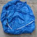 Round Pool Cover, 7ft 9ft 11ft 13ft 16ft Easy Set Pool Cover, Solar Dust Covers for Above Ground Pools with Drawstring, Pol-Proof Cover(7ft)