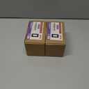 2 x ThunderWay Decorator Light Switch or Receptacle Outlet Wall Plate, Gloss Finish, Size 1-Gang 4.48" x 2.71", Unbreakable Polycarbonate Thermoplastic, UL Listed, Black