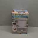 Nostalgia Electric Ice Cream Maker with 2-Qt Double Insulated Gel Canister & Stainless Steel Base - Makes Sorbet, Soft Serve, and Frozen Yogurt - White