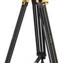 SmallRig AD-01 73''/186cm Heavy-Duty Fluid Head Tripod Bumblebee Edition, 8kg/17.6lb Load Capacity, +90 to -60 Tilt Range, Quick Release Plate for MFT for DJI