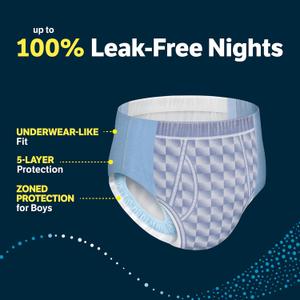 Goodnites 28 Count Of Nighttime Underwear 95-120lb Size XL