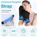 SuzziPad Cold Gloves and Socks for Chemotherapy, Chemo Ice Packs for Hands and Feet, Cooling Care Package for Women and Men, L