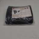 Lumbar Pillow for Chair and Car, Back Support for Office, Memory Foam Cushion with Mesh Cover - Black