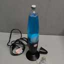 Magma Liquid Motion Lamp with Black Base for Adults Blue Lamps with White Wax for Kids Mood Lamps Perfect Presents for Christmas Thanksgiving Day NightLight with 25W Bulb (13")