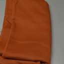 LAMIT Linen Sheer Curtains 95 inch for Living Room, Soft Thick Light Filtering Boho Window Textured Neutral Drapes with Bronze Grommet for Bedroom/Farmhouse, 2 Panels, 52 x 95 Inch, Terracotta