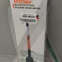 Eazy2hD 3 in 1 Silicone Snow Brush with Ice Scrapers, 39.37" Extendable Window Ice Removal with Squeegee for Windshield, 360 Pivoting Brush Head Cleaner Tool for Car, Truck, SUV (Small)