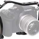 NICEYRIG Cage for Panasonic Lumix G95 G85, Form-Fitting Camera Cage with NATO Rail Cold Shoe - 407