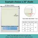 Changshade Blackout Roller Shades Cordless for Windows,100% Room Darkening Window Blinds for Bedroom,Thermal Insulated UV Protection,Easy Install Pull Down Shades for Home,28" w x 50" h,Beige