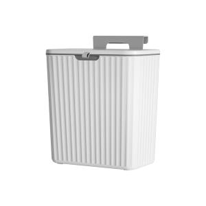 Multi-Purpose Trash can with lid Kitchen Cabinet Door Inside  Trash can lid for Kitchen, Bedroom, Bathroom (White)
