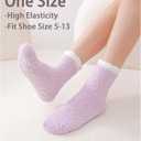 Breslatte Non Slip Hospital Socks with Grips for Women Grip Slipper Socks for Women Gifts (One Size, 6p5 Brownloop)