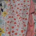 BSTOPPT 3 Pack Baby Sleep Sack 18-24 Months 100% Rayon Cotton Baby Sleeping Bag 2-Way Zipper Toddler Wearable Blankets Comfy Stretchy Lightweight TOG 0.3 Heart&Pink&Floral (X-Large)