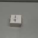 Engagement Ring Box Dark Black Gray, Square Leather Velvet Ring Bearer Box, Premium Gorgeous Vintage Single Slot Ring Box for Proposal, Wedding, Ceremony, Anniversary, Gift