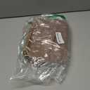 Prite Makeup Bag, Large Capacity Portable Travel Cosmetic Bag, Waterproof Makeup Organizer for Women with Handle and Divider (001 Brown)