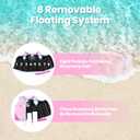 Kids Swim Vest Neoprene Swimming Aid with Adjustable Safety Strap for Age 1-3 and 3-6 (220-Pink)