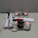 Mouse Costume Ears-Headband-Tail-Nose-Bow-Tie Accessories Set : Standing Up Grey and Pink Ears Headband and Tail, Bow Tie Mouse Halloween Accessories Set - for Adult Toddlers and Kids