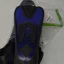 WACOOL Adult Short Light Full Foot Pocket Travel Size Fins Short Blade Fins Flippers for Snorkeling Diving Scuba or Swimming Training (X-Large, Blue)