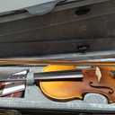 Eastar 4/4 Full Size Violin Set Matte Fiddle for Beginners Adults with Hard Case, Rosin, Shoulder Rest, Bow, Tuner and Extra Strings (Imprinted Finger Guide on Fingerboard), EVA-3