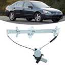 Front Left Driver Side Power Window Regulator with Motor Compatible with Honda Accord Sedan 2003-2007, Replaces #741-306, 741306, 72250SDAA02