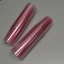 KesaPlan 50 Pcs Pink Plastic Cups, 16oz Disposable Stemless Glasses Pink Clear Drinking Cup for Party Plastic Disposable Cup for Cocktail Party Wedding Birthday Valentine's Galentine's Day