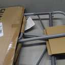 Medline Heavy Duty Bariatric Extra Wide Folding Walker wtih 5" Wheels, Supports up to 600 lbs, Comfort Foam Hand Grips