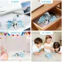 3D Printed Articulated Dragon Toy with Wings  Flexible Poseable Fantasy Fidget Toy for Stress Relief & Anxiety, Mystical Desk Decor for Home Office, Easter Basket Stuffers & D&D Collectors (Blue)