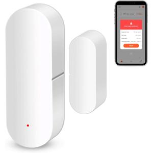 WiFi Door and Window Sensor: Wireless Contact Sensor with Free App Notification Alerts, Smart Door Sensor for Alarm System & Smart Home Automation, Compatible with Alexa Google Home(1Pack) WiFi Door and Window Sensor: Wireless Contact Sensor with Free App Notification Alerts, Smart Door Sensor for Alarm System & Smart Home Automation, Compatible with Alexa Google Home(1Pack)