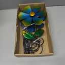 MUMTOP Wind Chimes for Outside Clearance - Garden Wind Chimes with Flower Wind Spinner, 33 Inch Deep Tone Metal Memorial Sympathy Windchimes for Patio Outdoor Porch Yard Decor Gifts(Green)