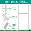 6 Pack Yard Sign Stakes Metal, 17X8 INCH Heavy Duty Yard Sign Stands, H Frame Stakes for Yard Signs for 4/5/6 mm Corrugated Plastic Sign, Estate Garage Sales, Lawn Sign, Easter Outdoor Decor