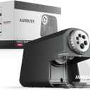 Heavy Duty Electric Pencil Sharpener  6-Hole for 6-12mm Pencils, Auto Start/Stop, Fast 4s Sharpening, Zinc Alloy Blade, 10,000+ Sharpenings  Ideal for Classroom, Office & Art Use(S260)