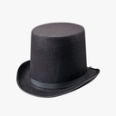 Rhode Island Novelty Deluxe Black Magician Butler Formal Costume Top Hat