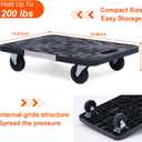 MaxWorks 80854 Furniture Movers Dolly With Wheels - 200 lb. Capacity