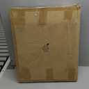 Furinno Simplistic Side Table Set of 2, 2-Tier Square Modern End Table, Nightstand, Night Stand, Bedside Table, Tool less Assembly, for Living Room, Bedroom, White (2-Pack, Plastic Frame)