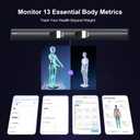 Smart Scale for Body Weight, Scale with bmi, Body Fat, Muscle Mass, Black
8-Electrode Digital Bathroom Scale, 50+ Metrics, Body Composition Scale with Muscle Mass, Weighing Machine 400lb