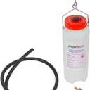 MOTO4U Auxiliary Gas Fuel Tank Universal Motorcycle Gas Tank Repair Tool Kit Auxiliary Fuel Tank 1L with Fuel Hose,Cut Off Valve and Lid with Air Outlet