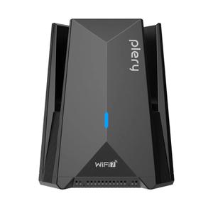 BE6500 USB WiFi 7 Adapter for Gaming 4K Streaming, Tri-Band 6500Mbps Wireless Dongle for Desktop PC with Type-C to USB 3.0, Driver-Free for Home Office & Entertainment, Support Windows 11/10