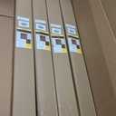 UNISHADES Cordless Bamboo Roman Shades for Windows, Size (34.5" W × 48" H) Colour (Eastfield Teak) - Pack of 4