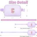 Birthday Gifts for 4 5 6 7 8 9 10 11 12 13 Year Old Girls,Gifts for Teens Kids Daughter Sister Her,Two Way Zipper Crossbody Bag Fanny Pack Belt Bag Cute Trendy Stuff - Lavender,C