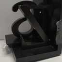 FUYU 1 Pair Creative Letter Wood Bookend Book Stand Home Decoration