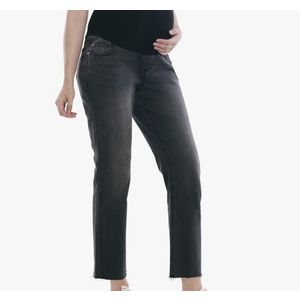 Motherhood Maternity Womens Secret Fit Over The Belly Slim Straight Leg Denim Pregnancy Jeans. S