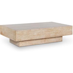 Meridian Furniture 99015Oak-CT Otto Collection Mid-Century Modern Coffee Table with Oak Veneer, Natural Finish, 52" W x 29" D x 14" H, Natural