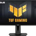 ASUS TUF Gaming 27" 2K HDR Gaming Monitor (VG27AQ) - QHD (2560 x 1440), 165Hz (Supports 144Hz), 1ms, Extreme Low Motion Blur, Speaker, G-SYNC Compatible, VESA Mountable, DisplayPort, HDMI,Black